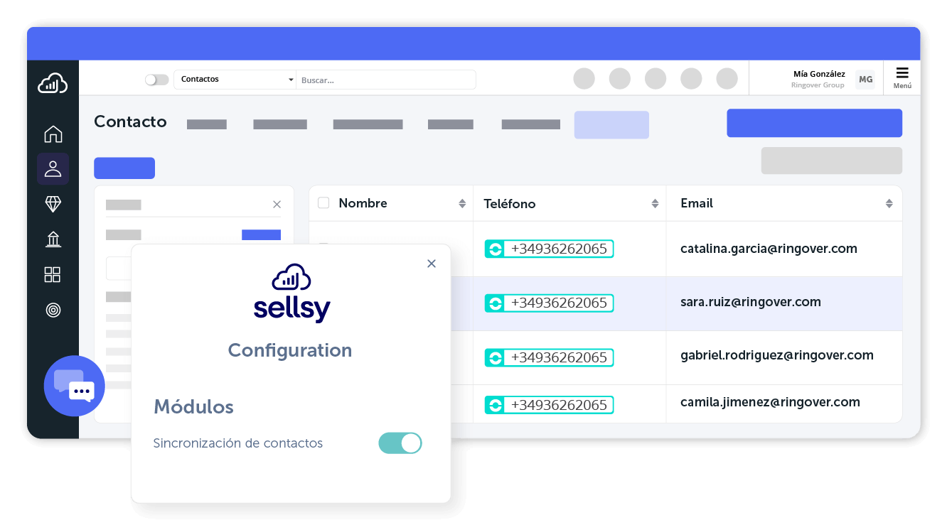 Sincroniza el directorio de contactos