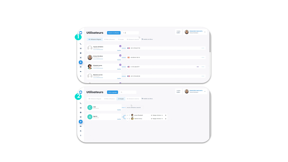 Crear un grupo de usuarios