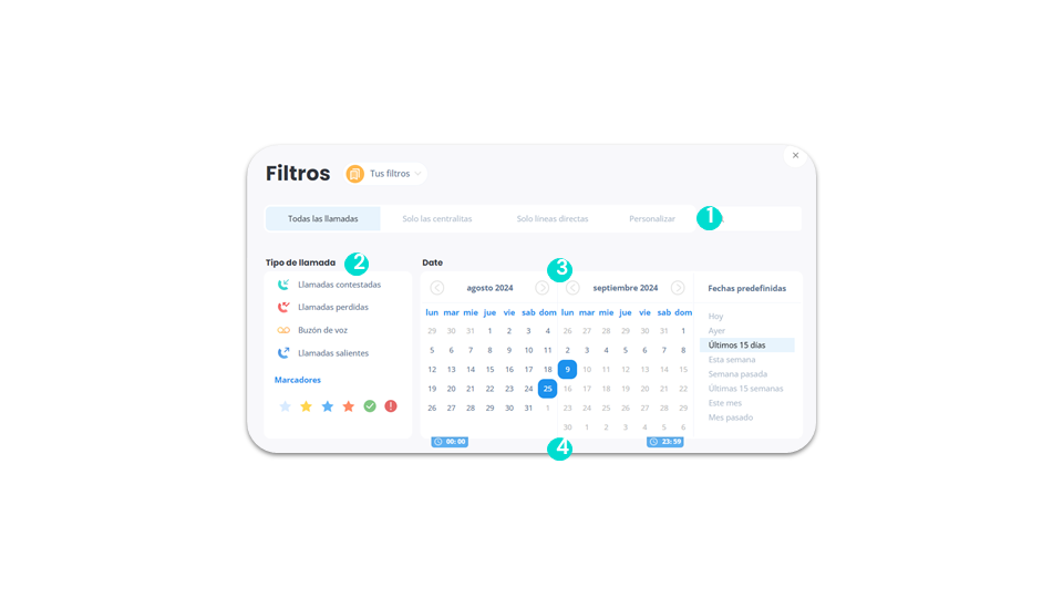 Filtros de etiquetas