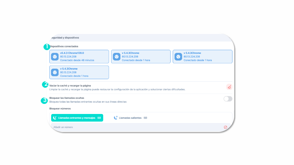 Seguridad y dispositivos