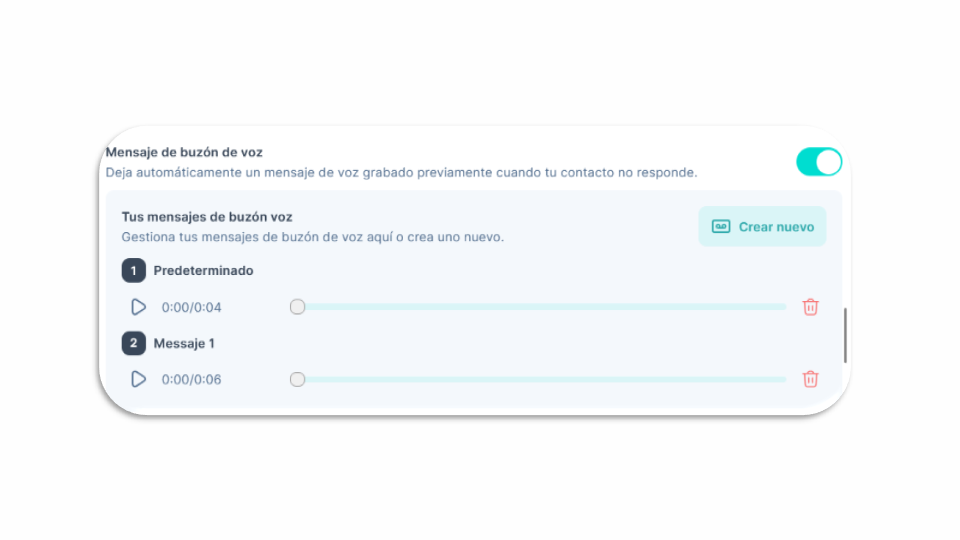 Crear varios mensajes de voz (2)