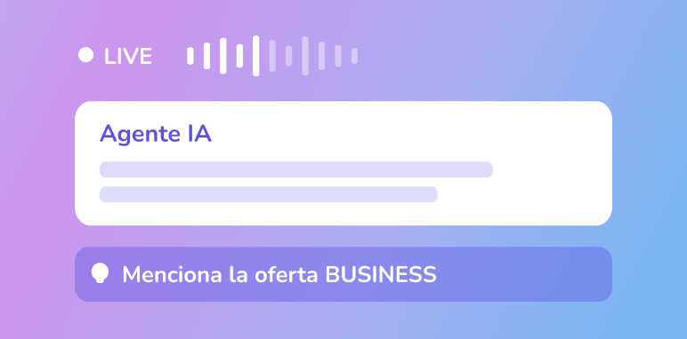 Asiste a tu equipo en tiempo real
