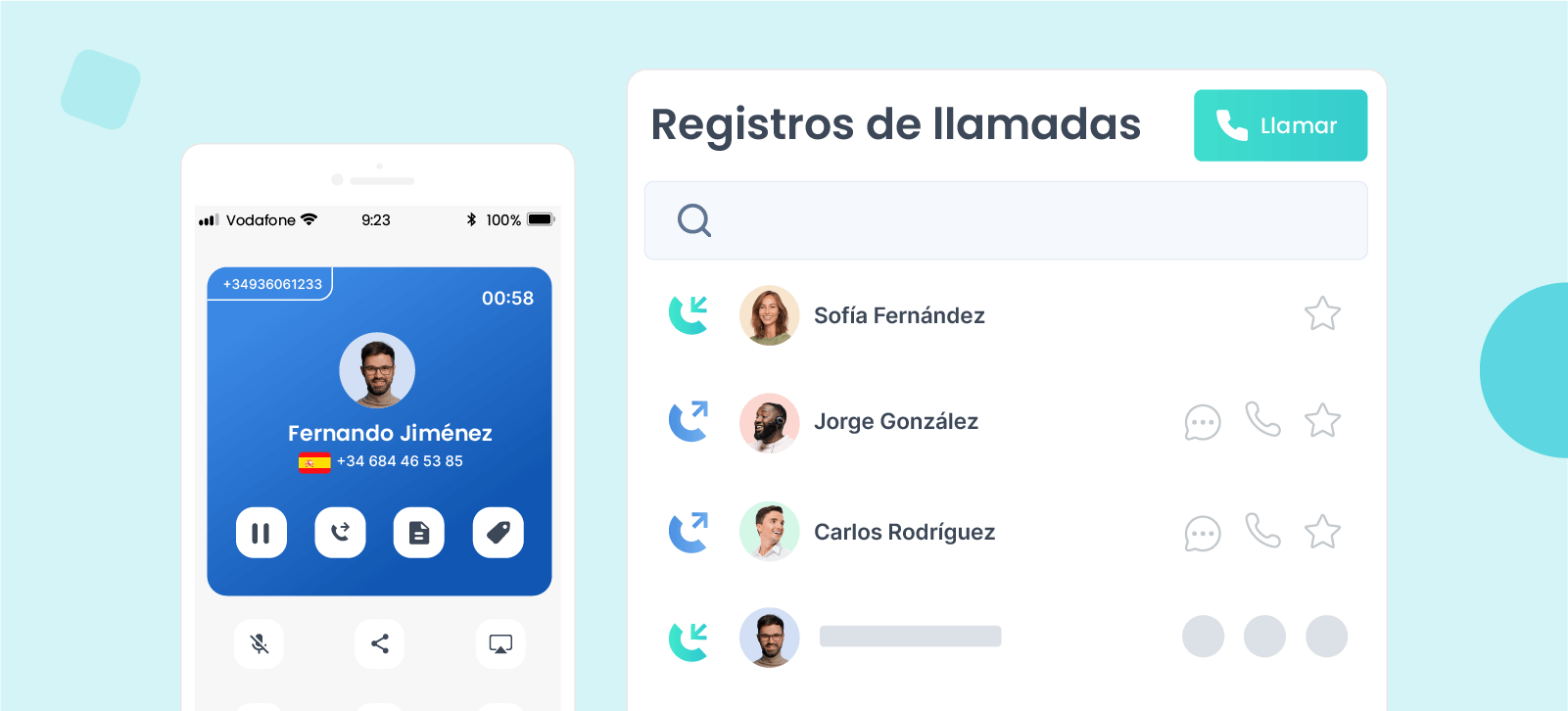 Aplicación móvil, web y de escritorio