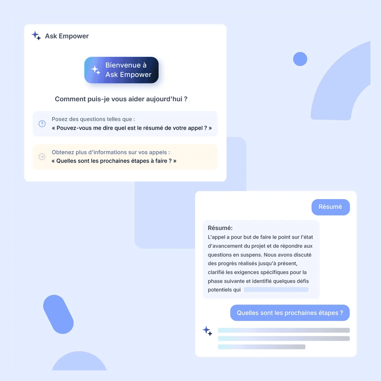 Insights exploitables à chaque appel