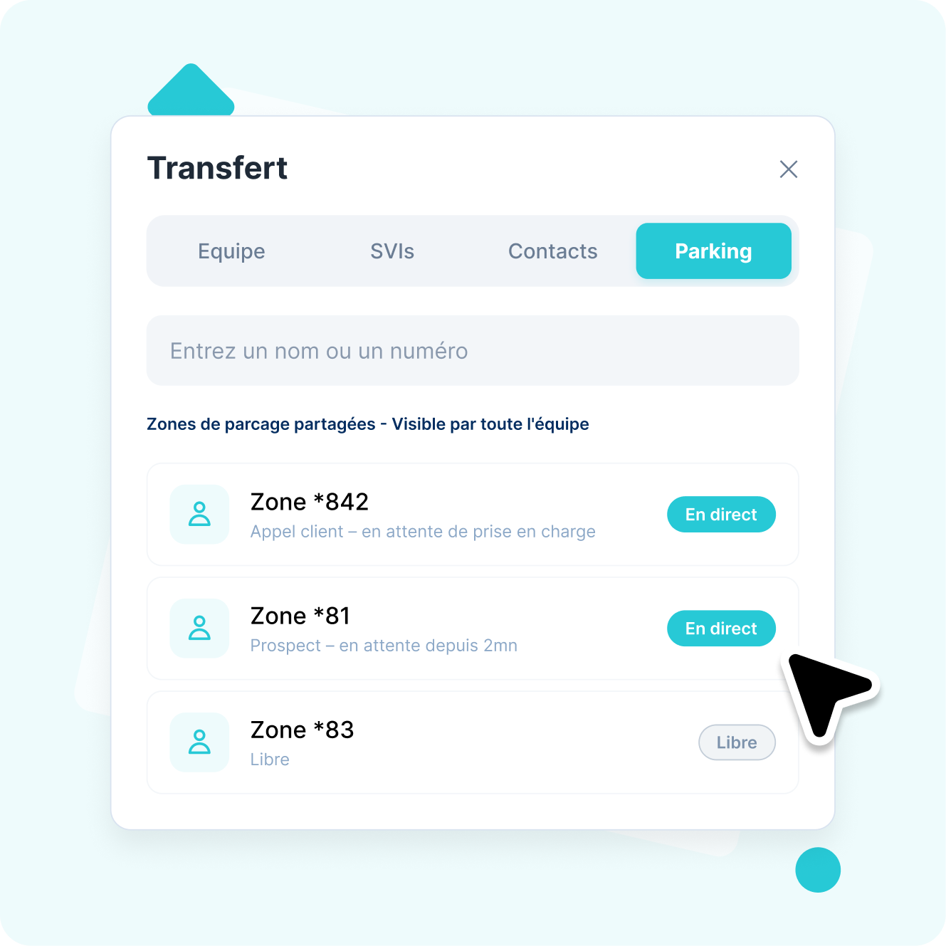 Une reprise d’appel instantanée