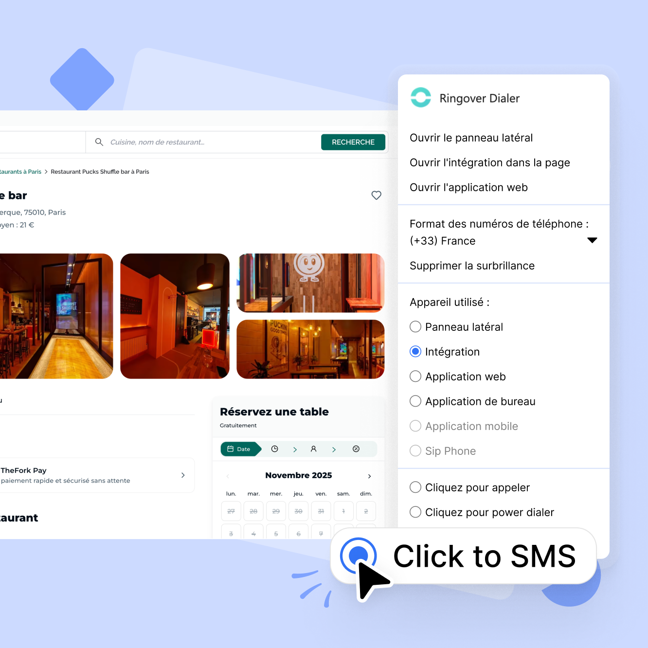Envoyez vos SMS en un clic