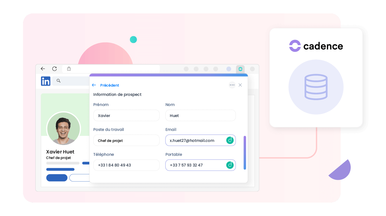Enrichissez les informations de contacts de vos prospects