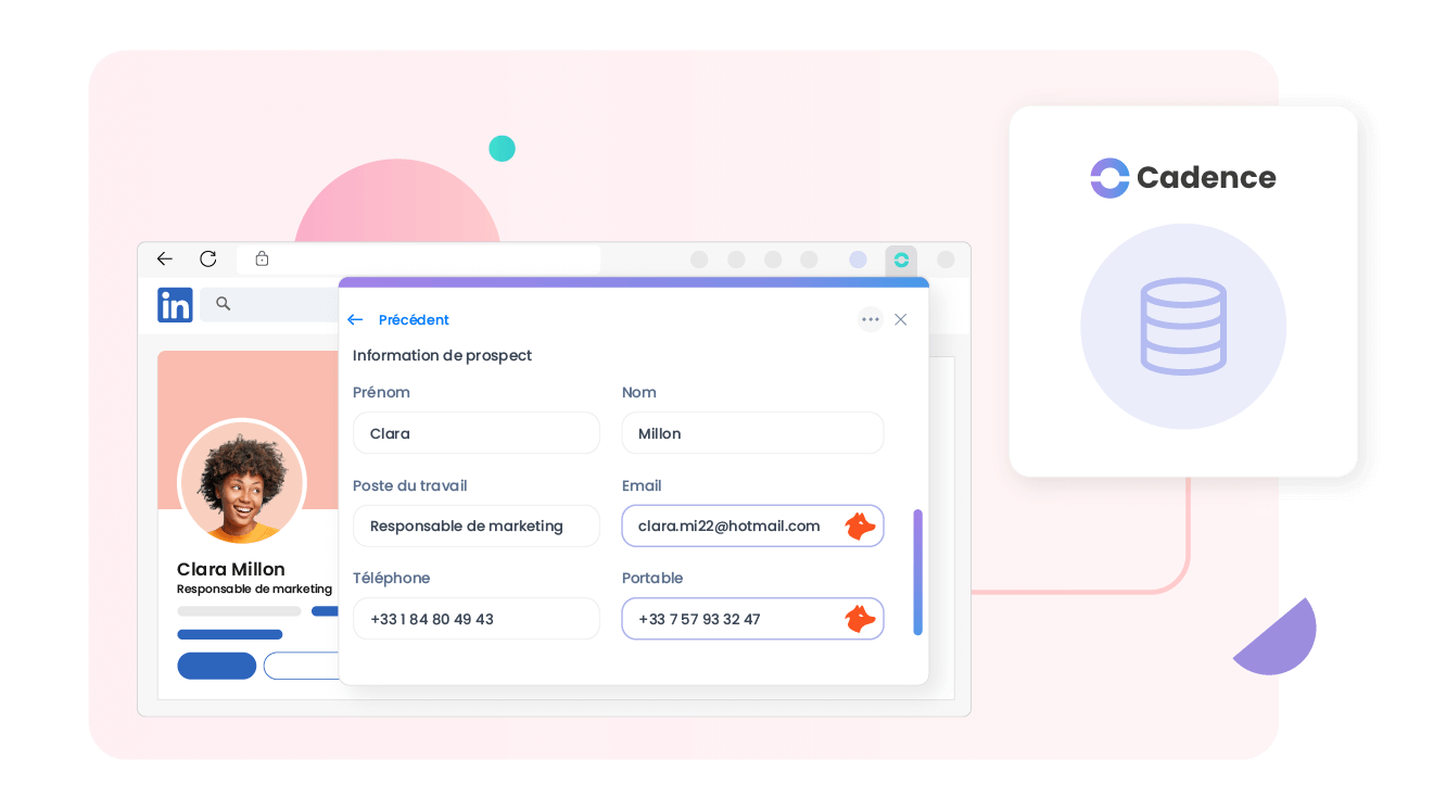 Enrichissez les informations de contacts de vos prospects
