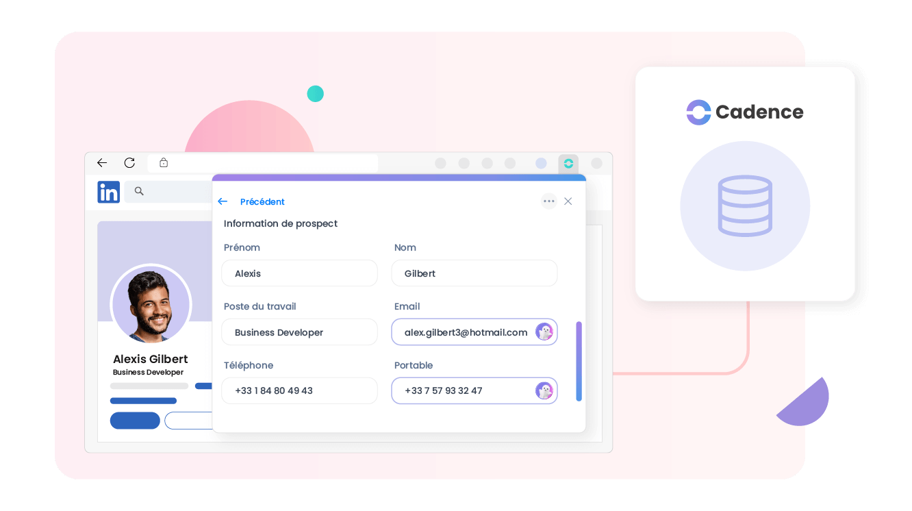 Enrichissez les informations de contacts de vos prospects