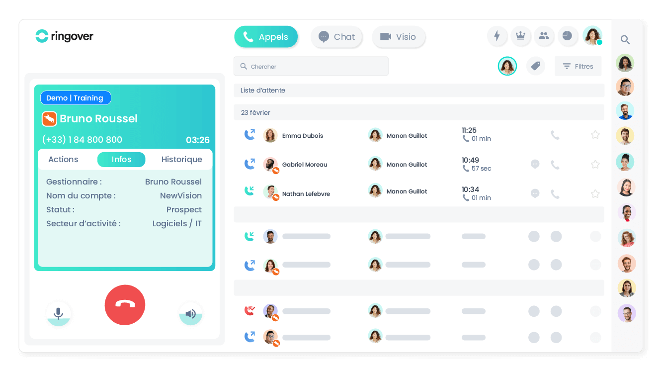 Traitez vos appels plus rapidement