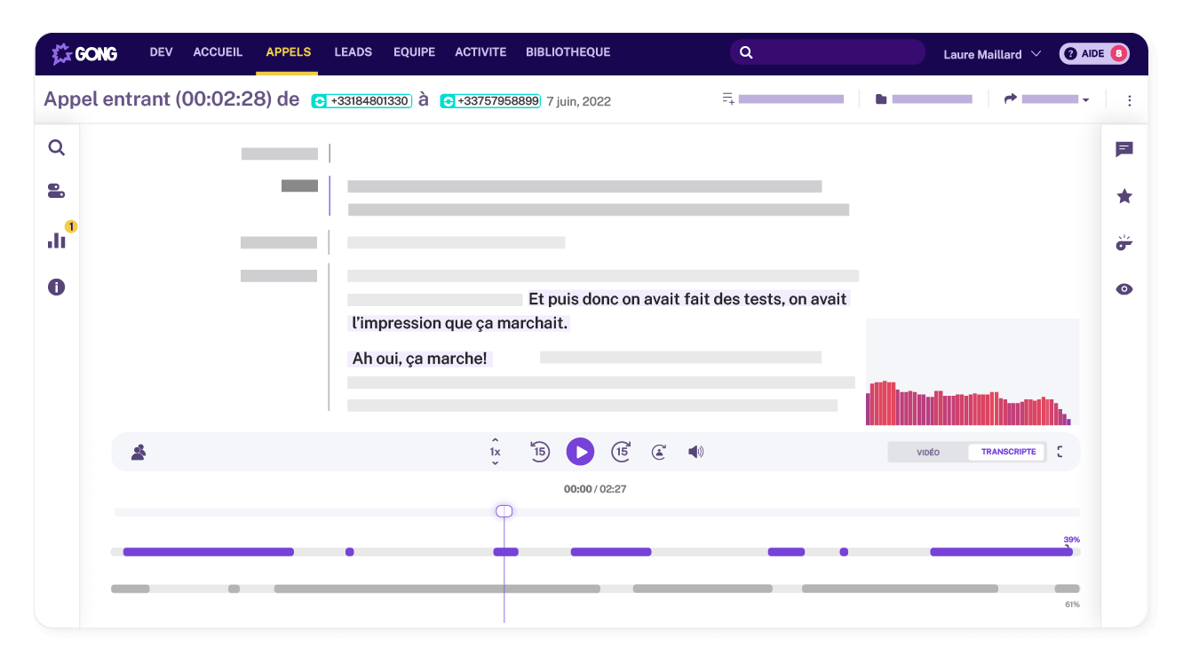 Récoltez des informations sur vos échanges