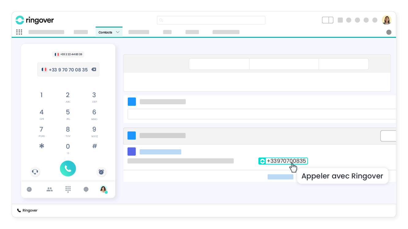 Appelez en 1 clic depuis Salesforce