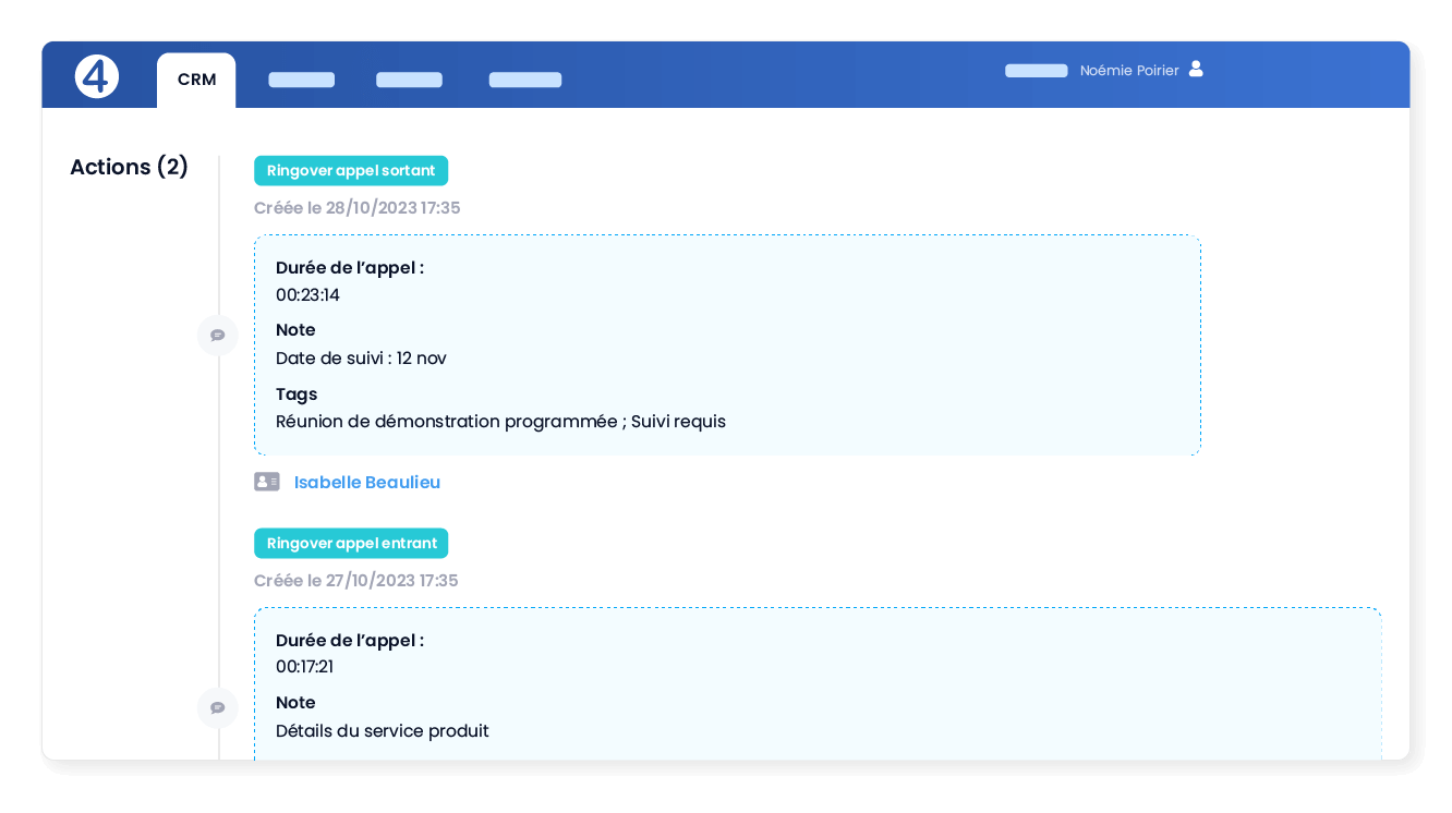 Centralisez l’historique de tous vos échanges