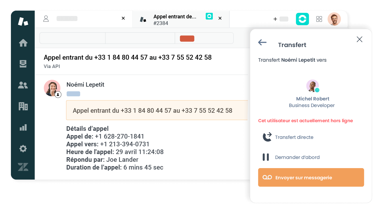 Améliorez la gestion des transferts d’appel