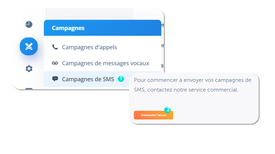 Paramétrer l’accès à la fonctionnalité “Campagnes de SMS” (2)