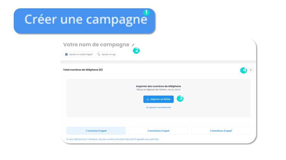 Créer une liste d’appels (1)
