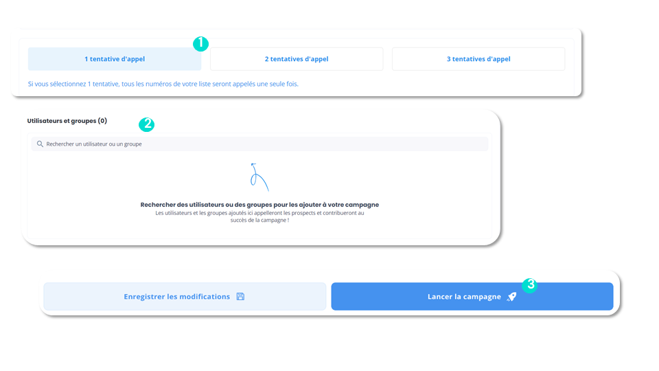 Créer une liste d’appels (2)