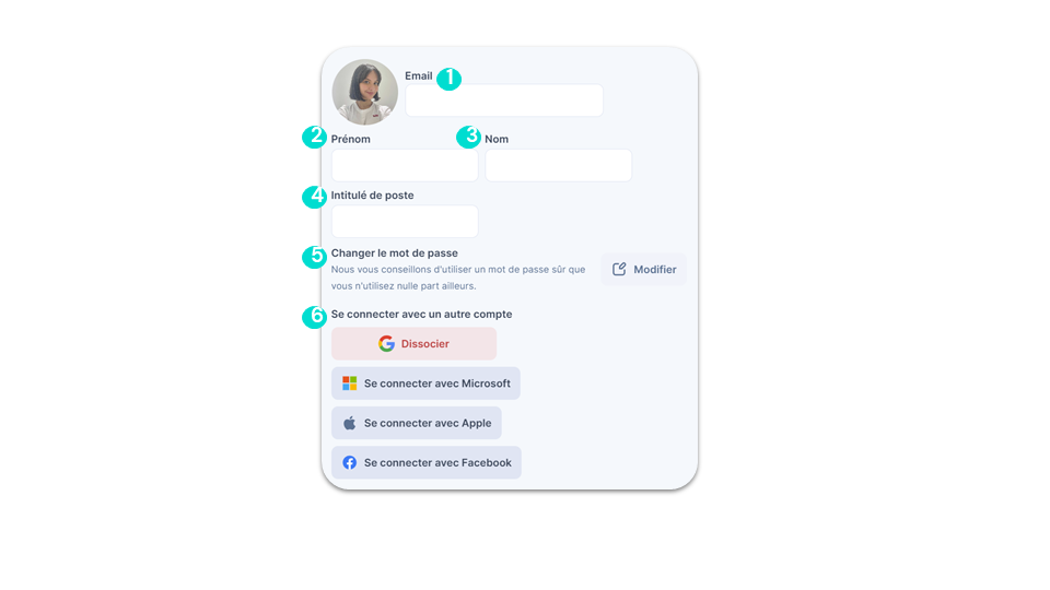 Paramètres généraux du compte