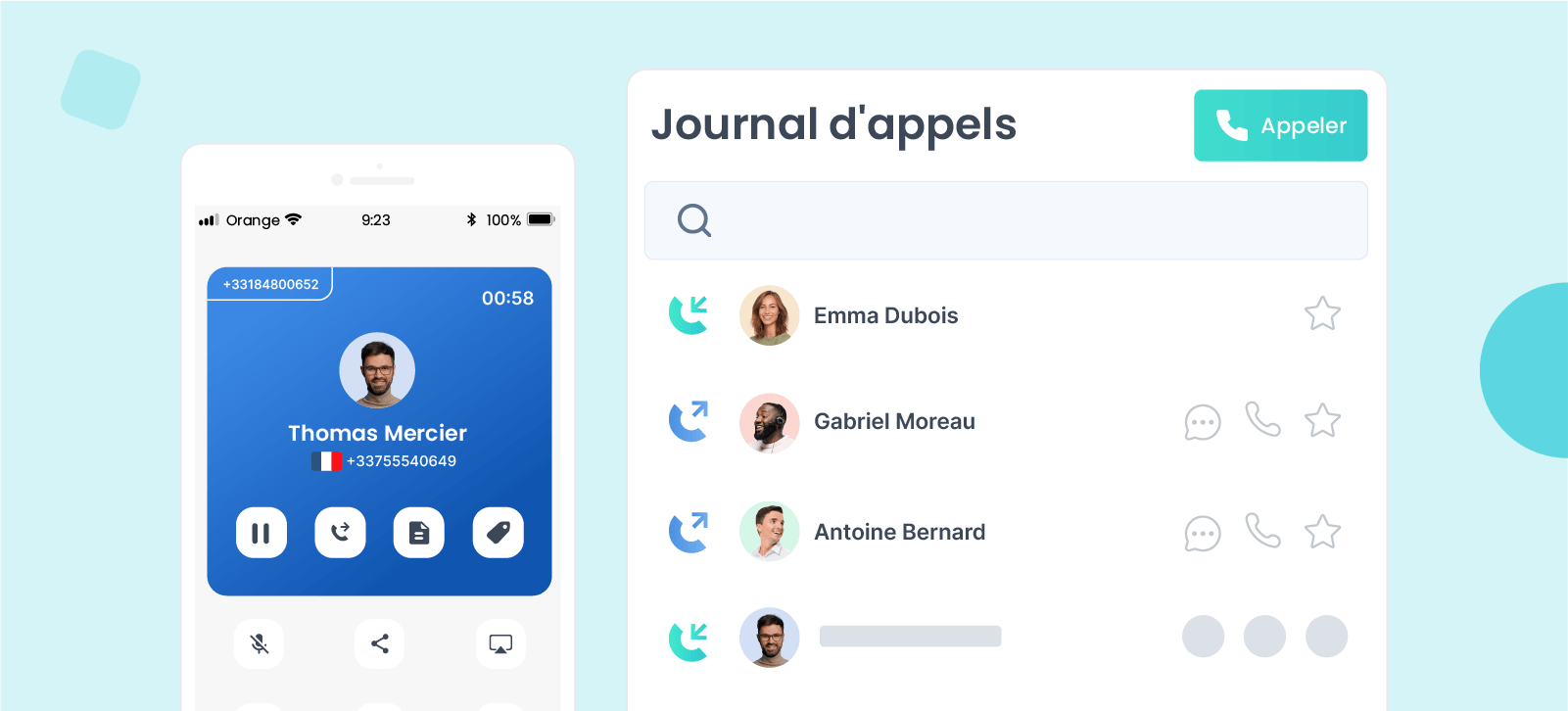 Application mobile, web et bureau