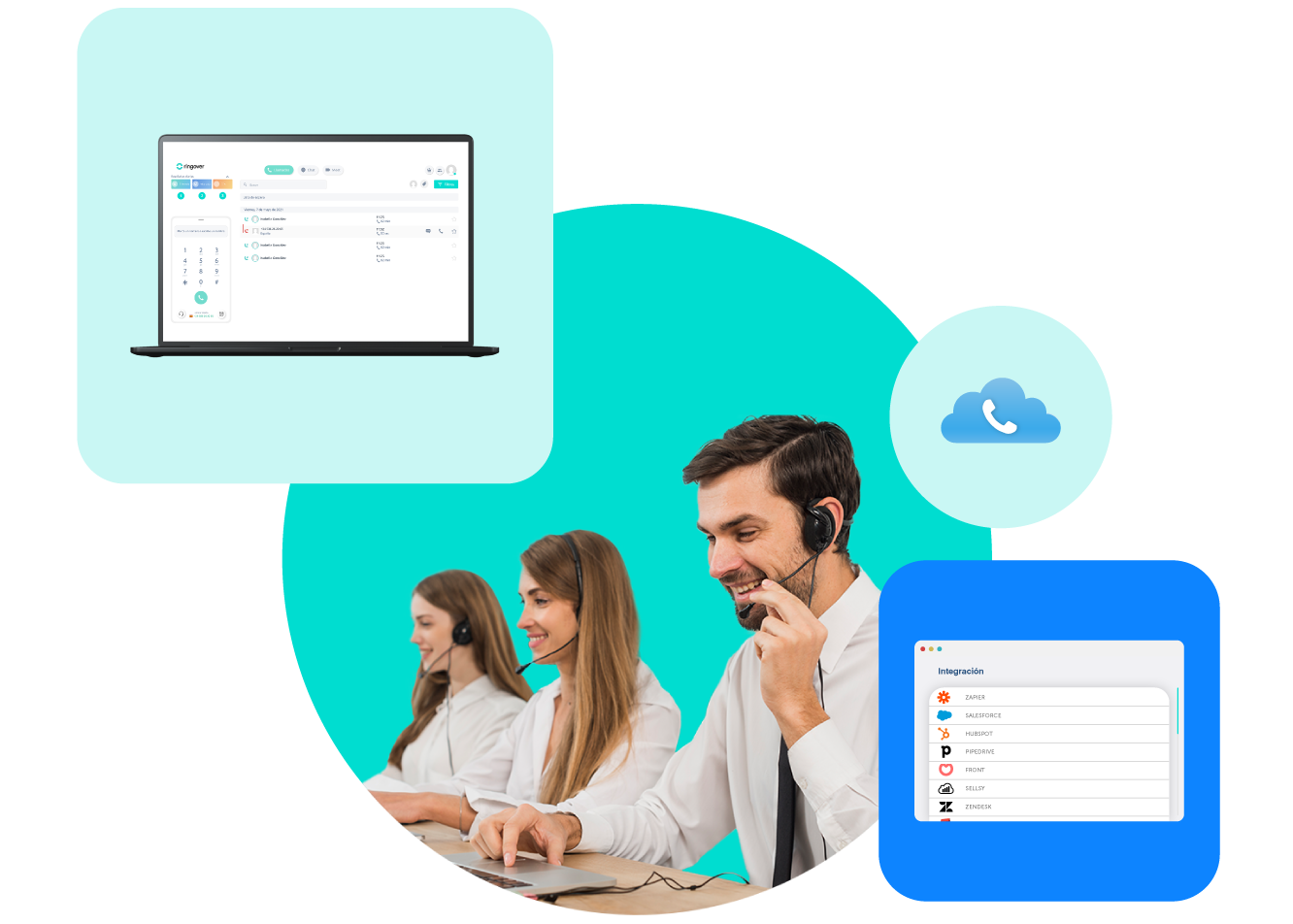 Benefíciate de una telefonía 100% cloud