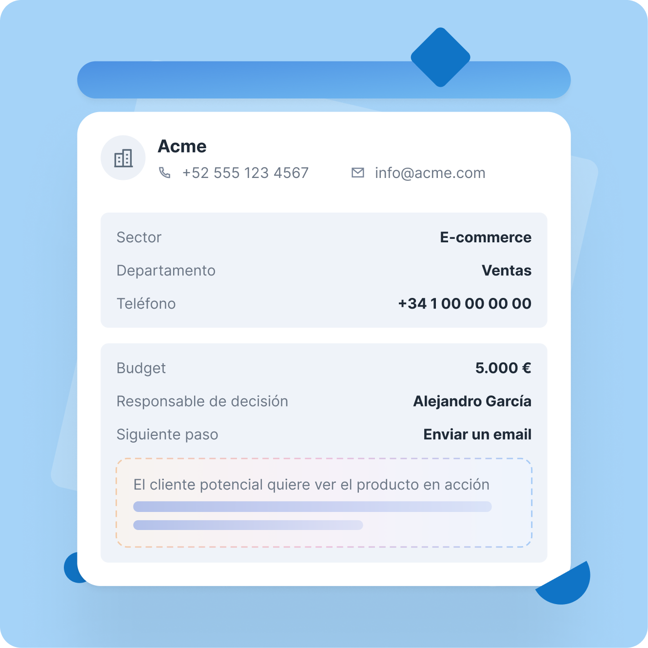 Transforma llamadas en datos CRM