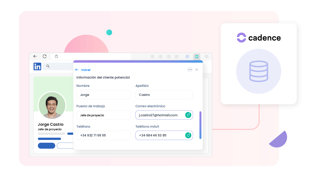Enriquece los datos de contacto de tus prospectos