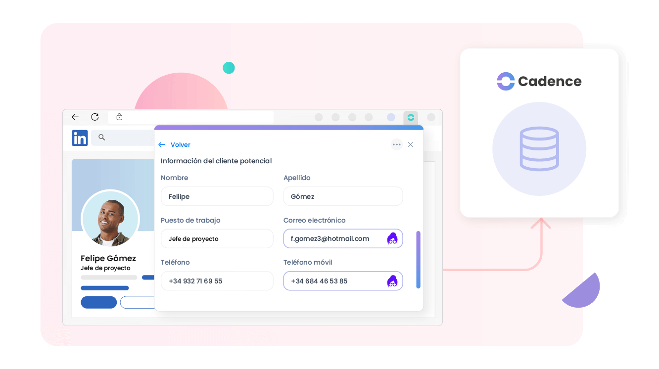 Enriquece los datos de contacto de tus prospectos