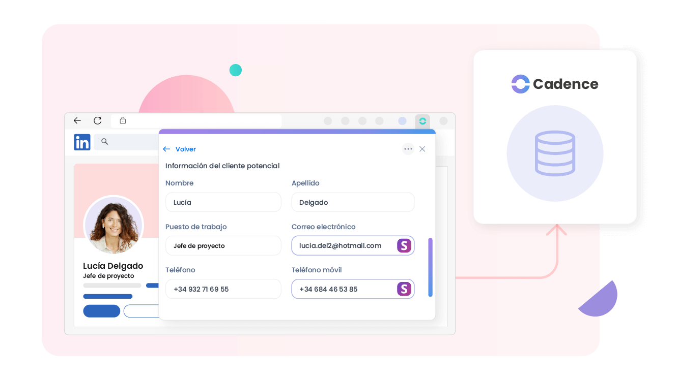 Enriquece los datos de contacto de tus prospectos