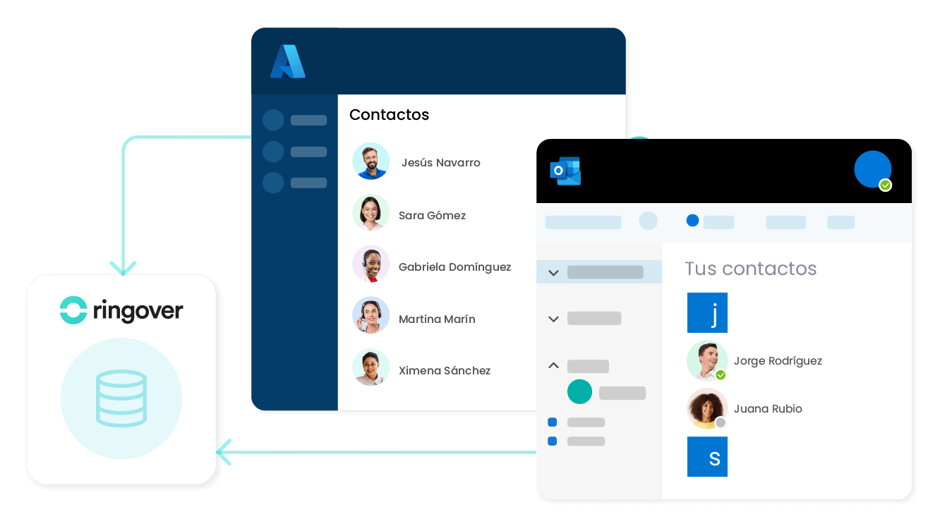 Sincroniza tus contactos de Microsoft 365