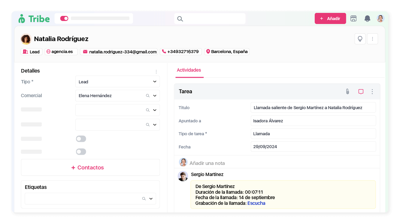 Centraliza el historial de todos tus intercambios