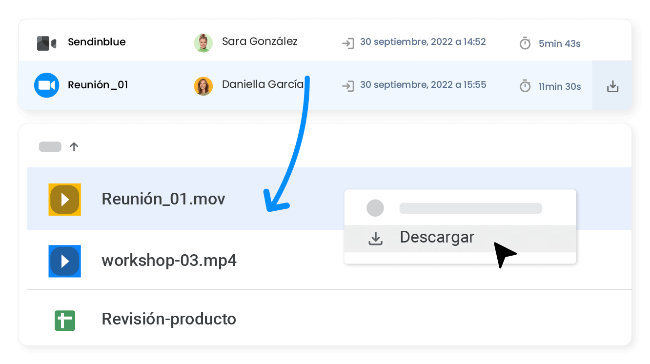 ¡Graba tus reuniones!