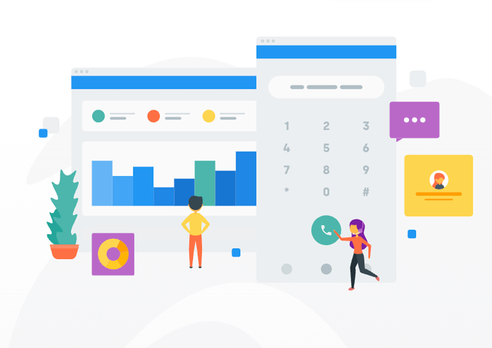 Page d'accueil du concurrent Cloudtalk