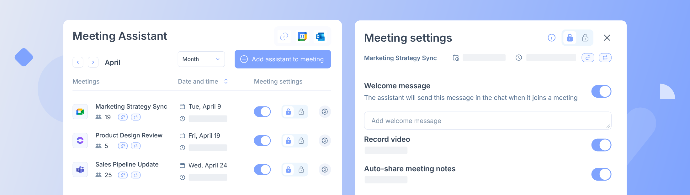 Wat is de Meeting Assistant?