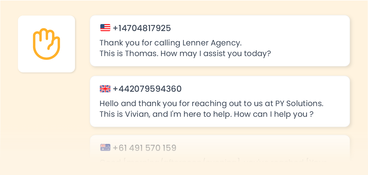 Bellers op een professionele manier te woord staan