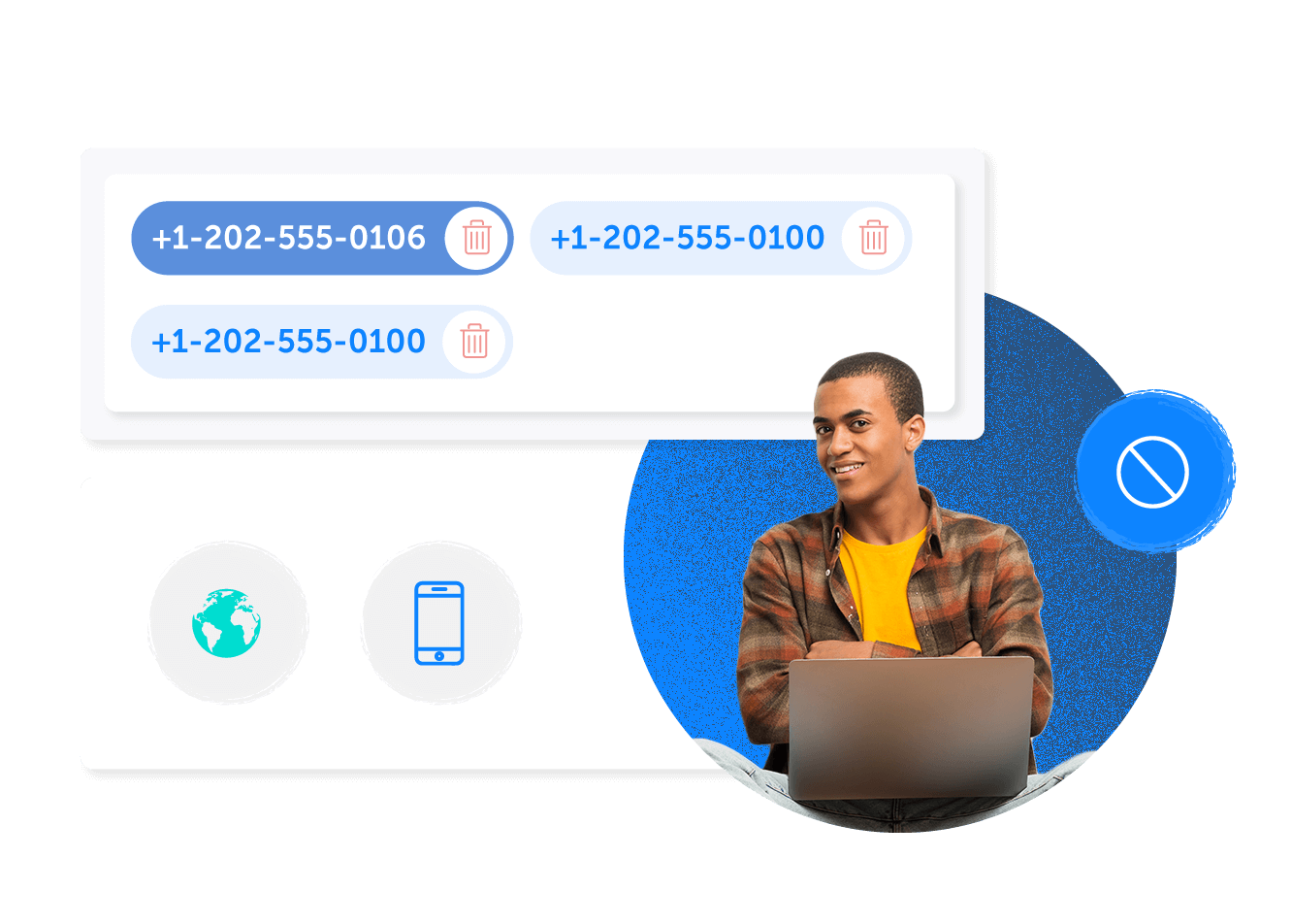 Alle soorten nummers blokkeren