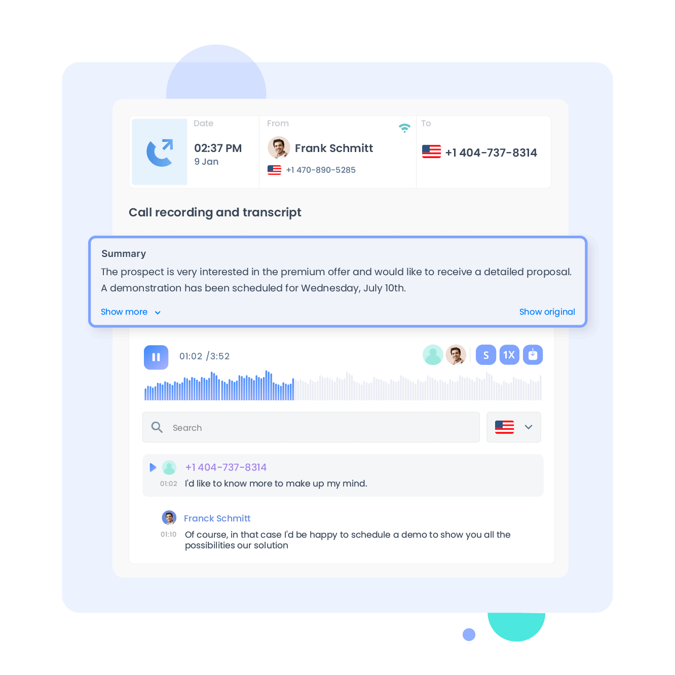 Snelle toegang tot de inhoud van je gesprekken