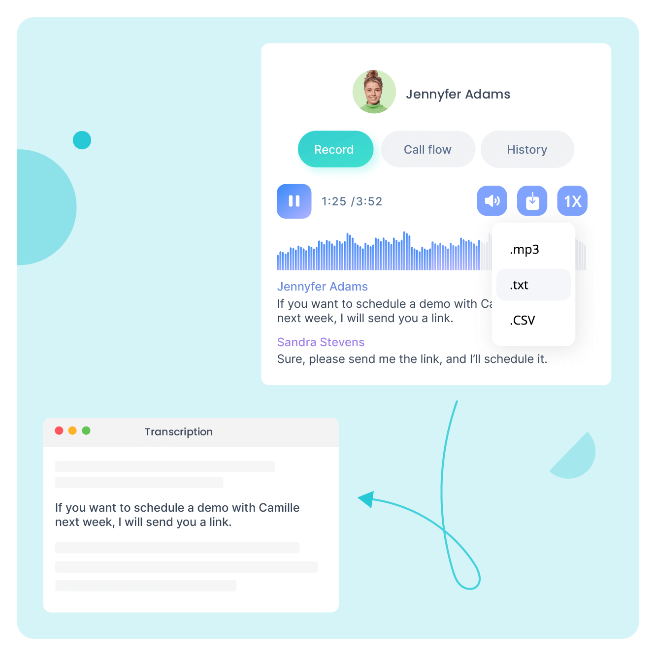 Houd al je uitwisselingen schriftelijk bij