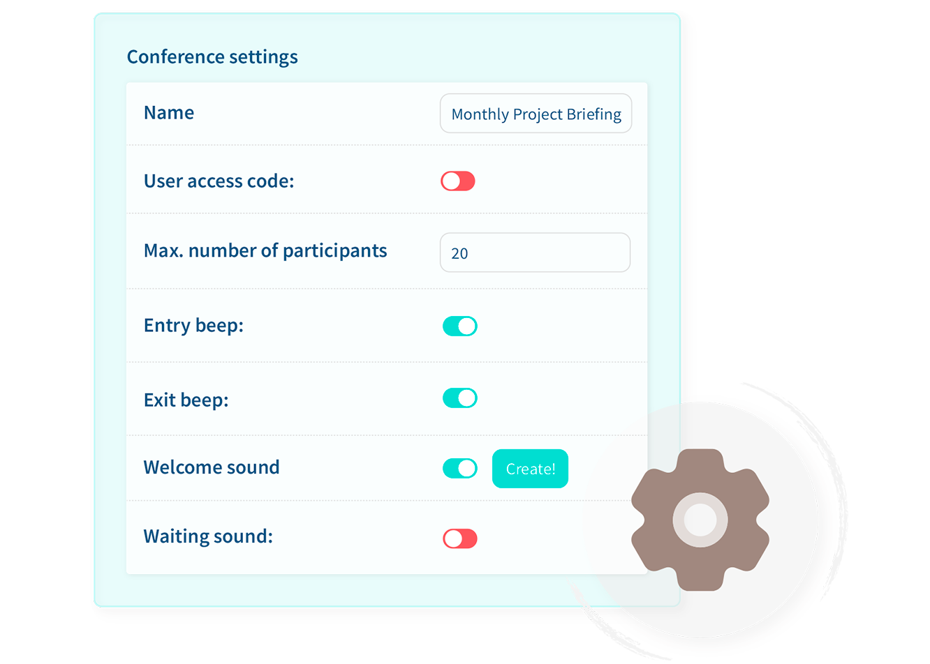 Richt uw conferenties in zoals u wilt