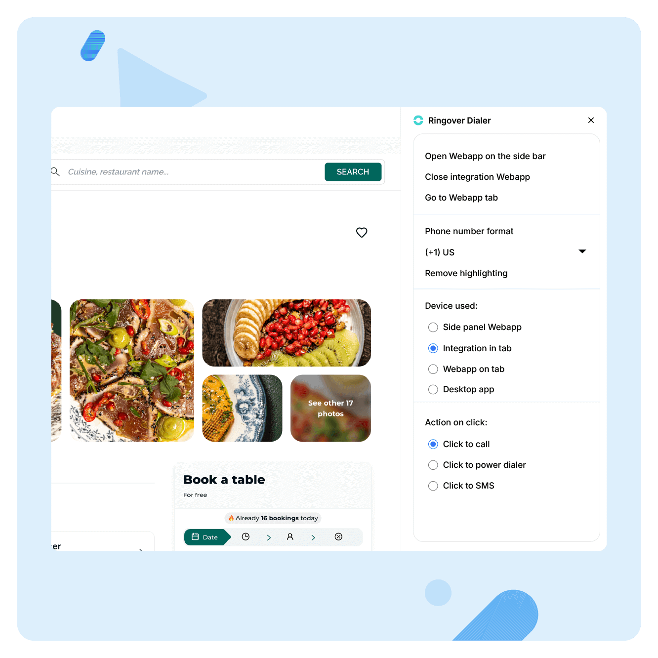 Click-to-callWerken vanaf één locatie