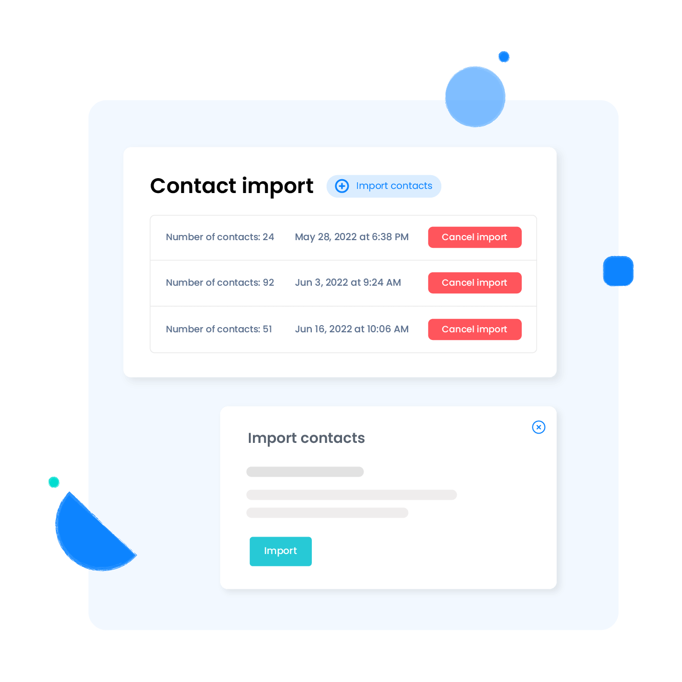 Eenvoudig je contacten importeren en bijwerken