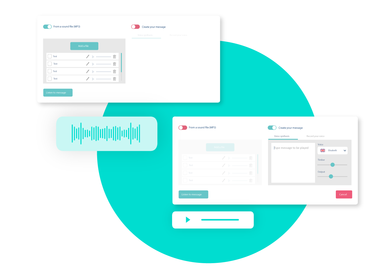 Neem gewoon je bericht op