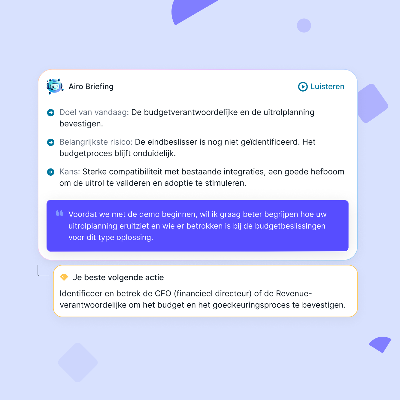 Start elke videocall met een voorsprong