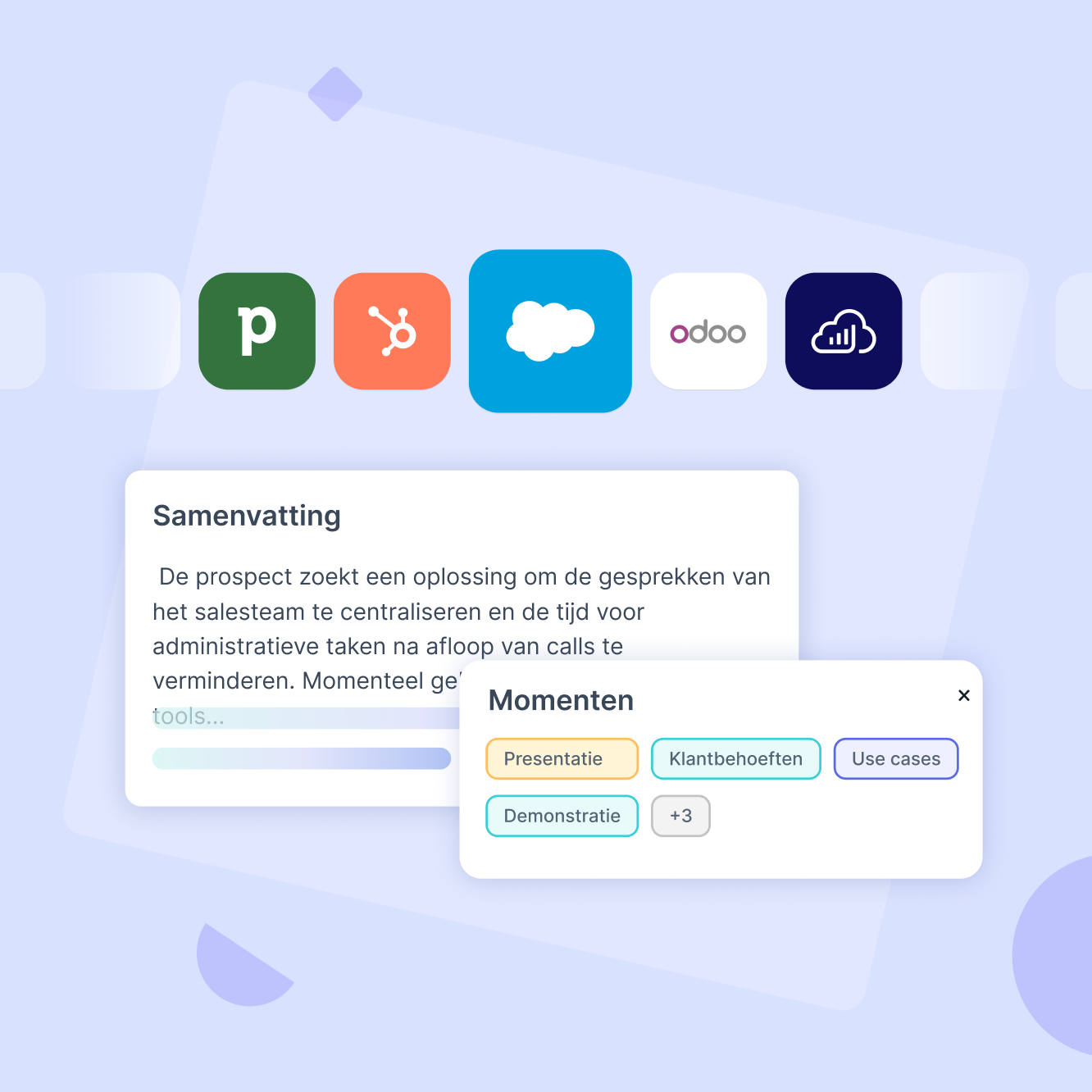 Een up-to-date CRM, zonder handmatige invoer