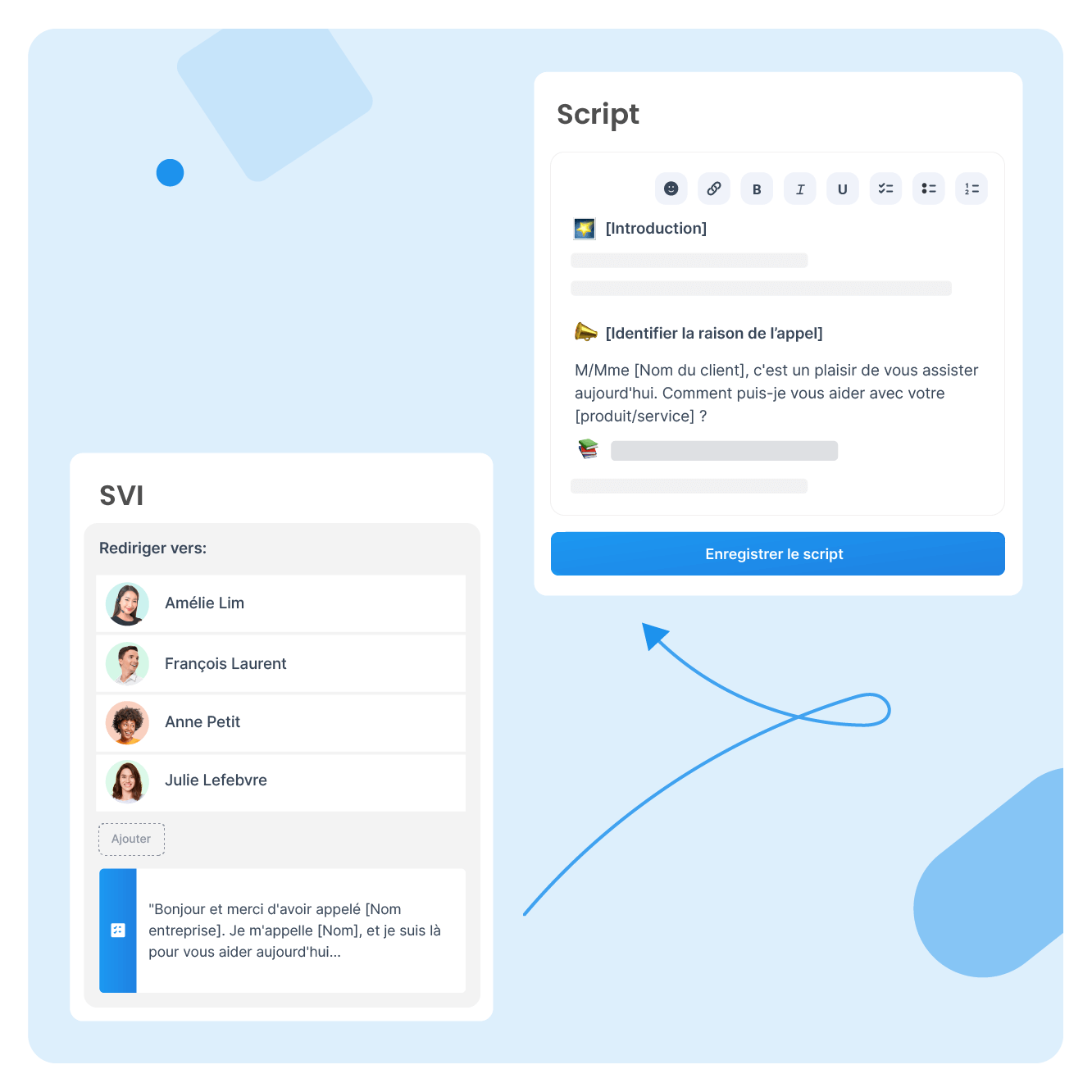 Belscripts om kwaliteit en consistentie te garanderen