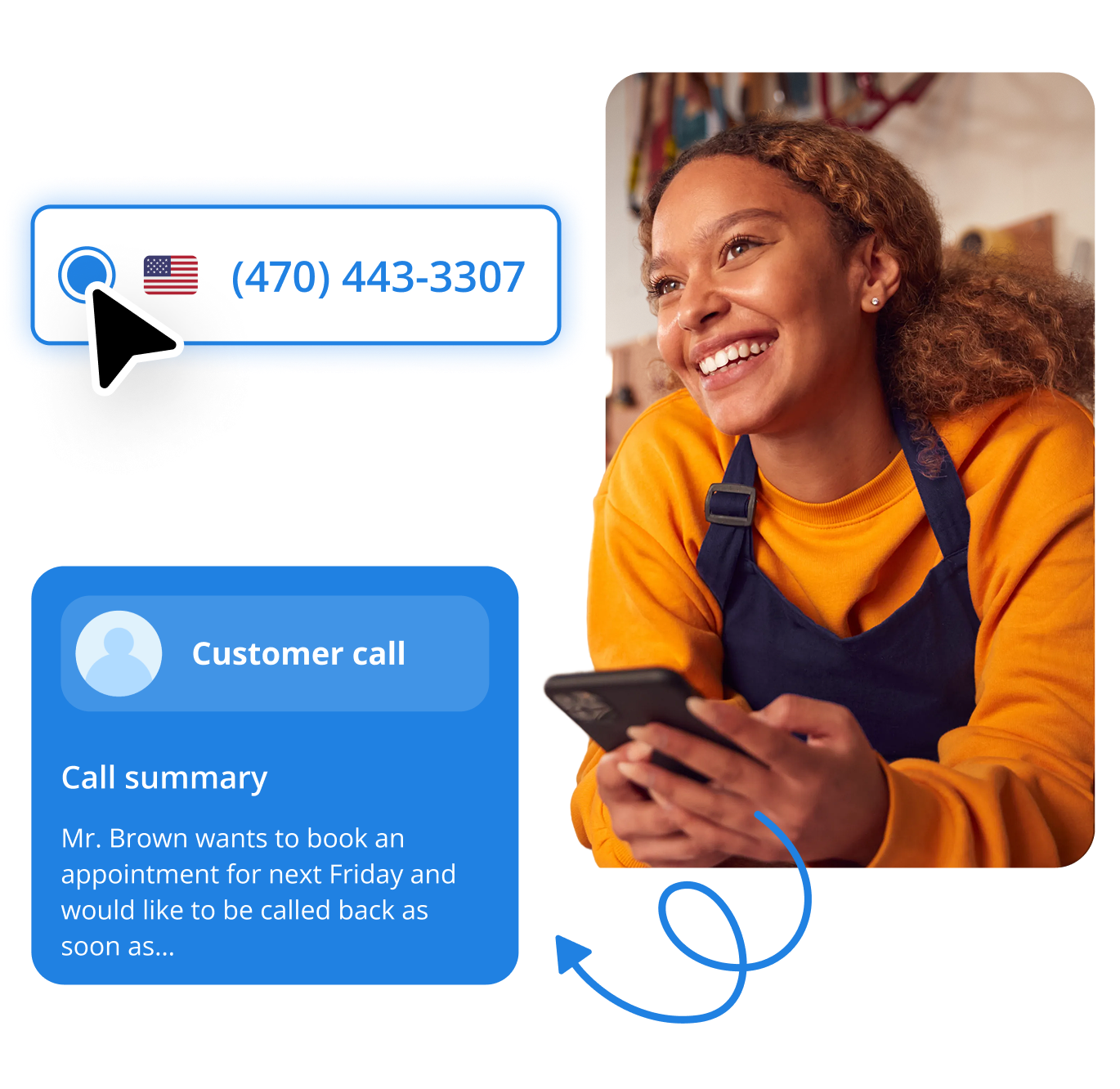 De slimme, eenvoudige zakelijke lijn