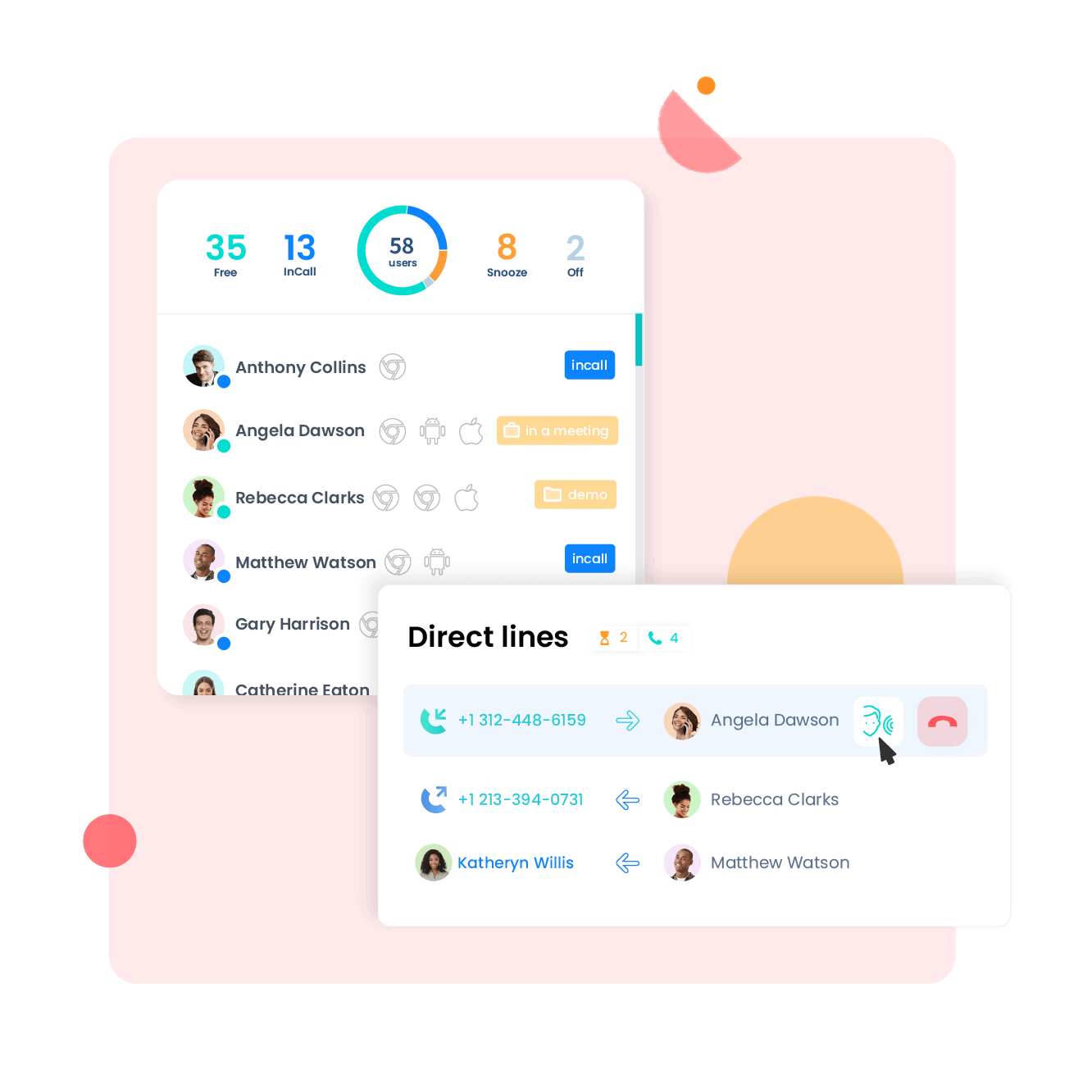 Volg de gesprekken van je teams live