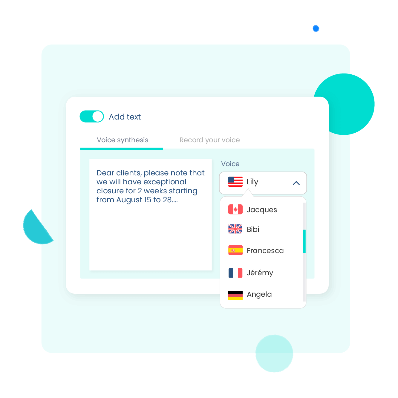 Klantenondersteuning overal ter wereld inzetten
