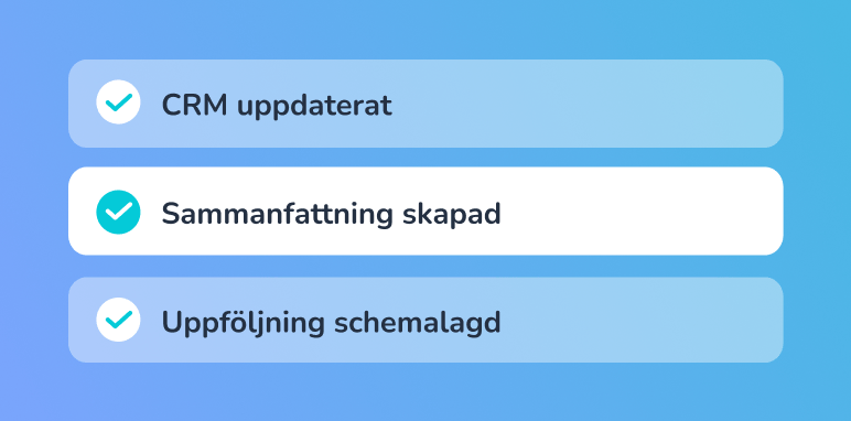 Omvandla varje samtal till resultat