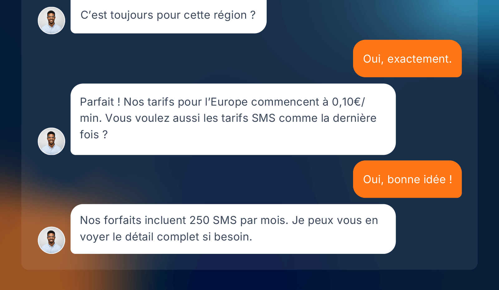 target first conversation