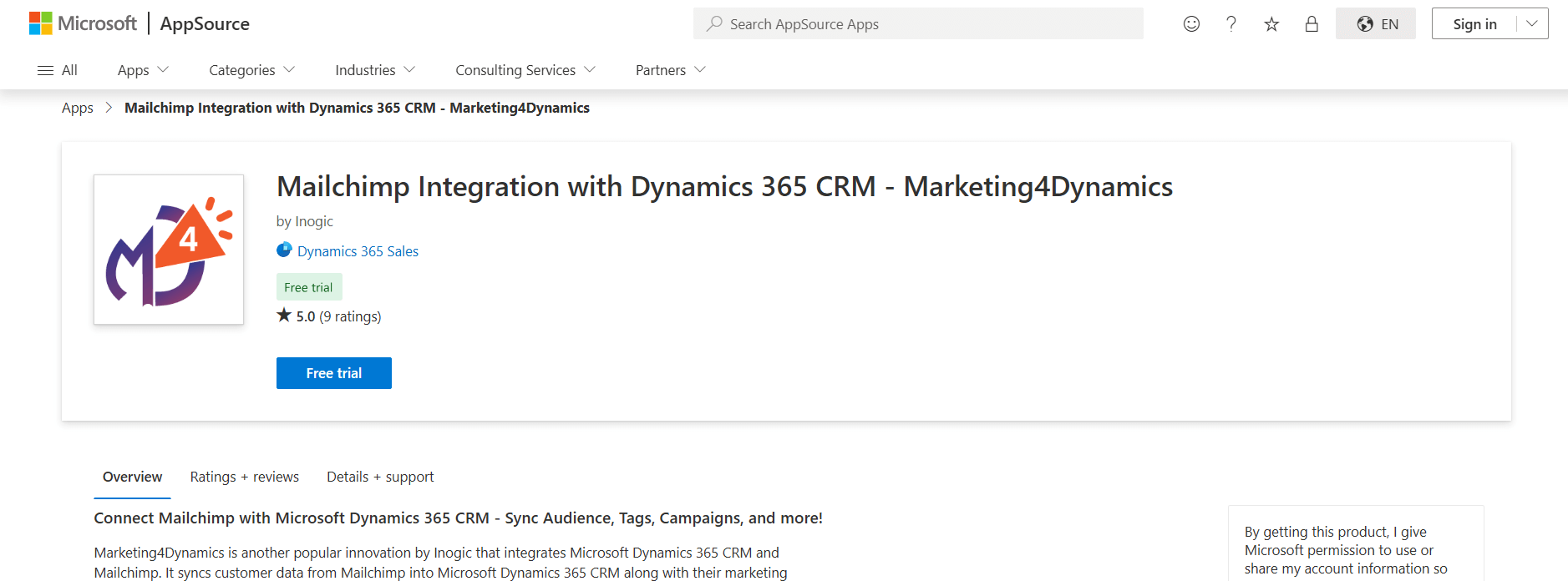 mailchimp dynamics